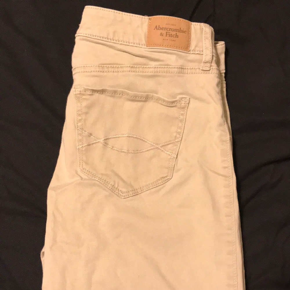 Abercrombie khaki jeans